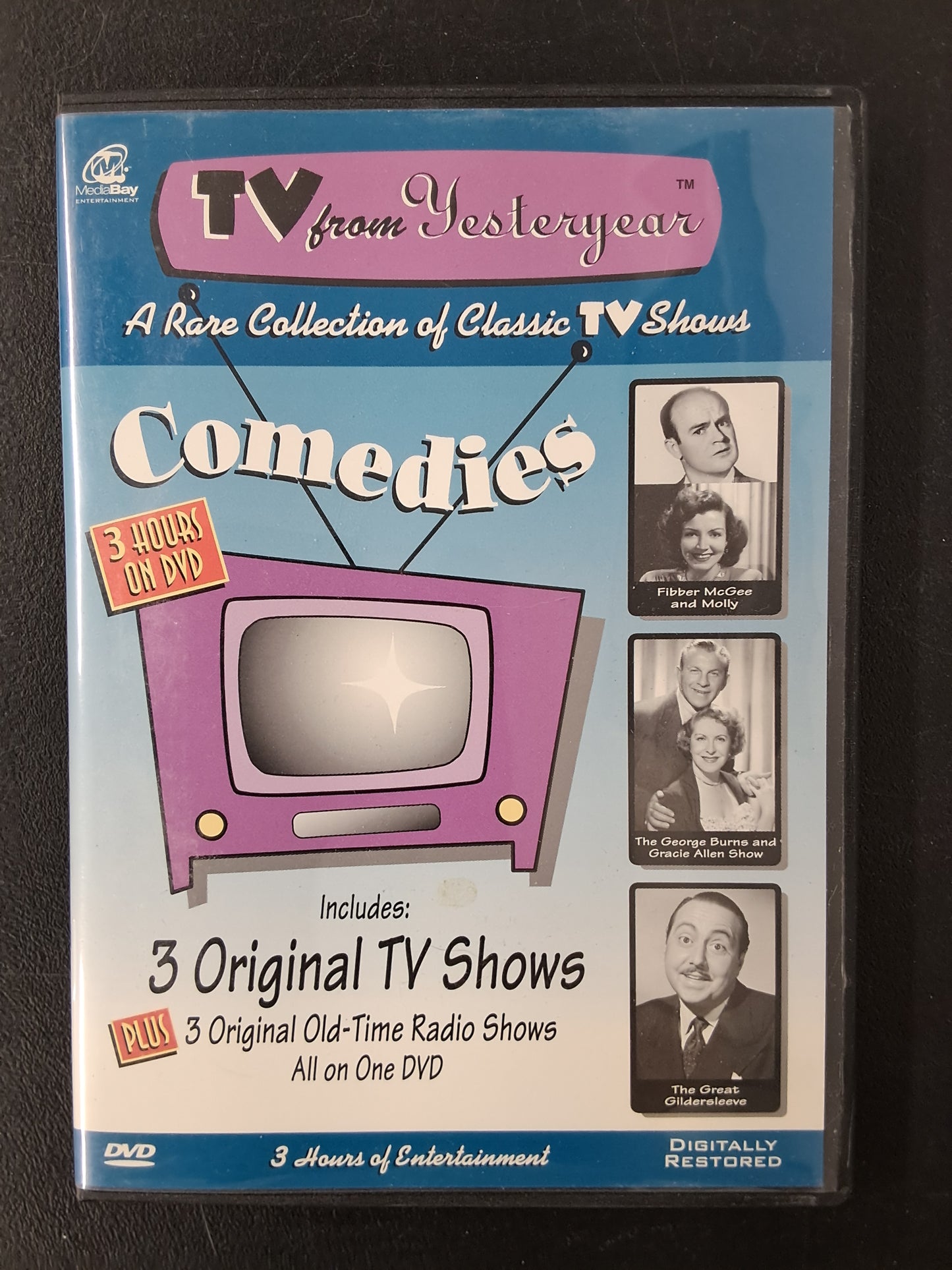 TV From Yesteryear Comedies 3 TV Shows and 3 Old-Time Radio Shows Blue DVD