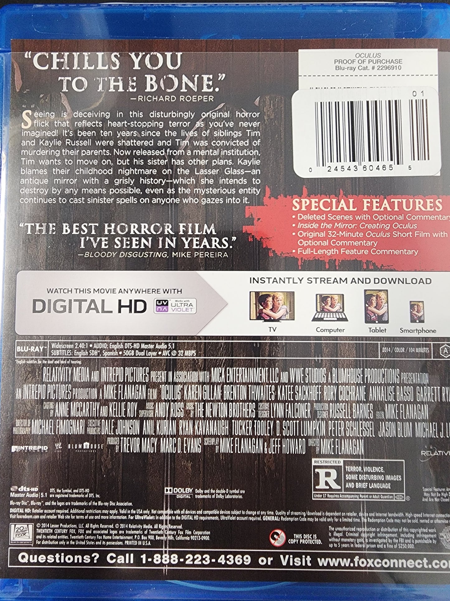Oculus Blu Ray