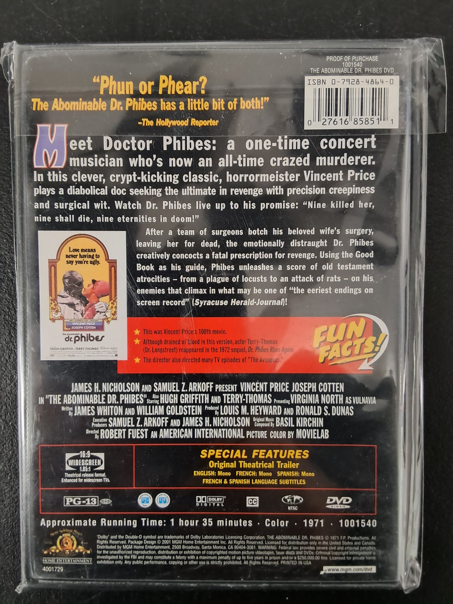 Midnite Movies The Abominable Dr. Phibes