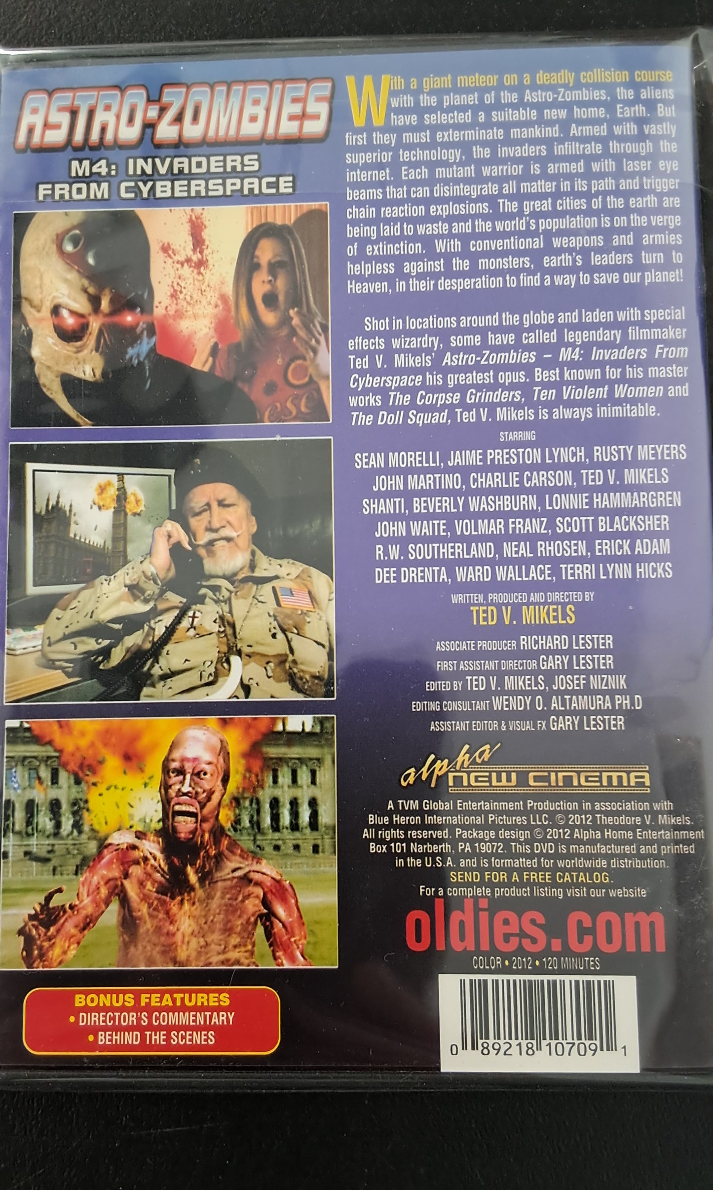 Astro Zombies M4: Invaders From Cyberspace DVD