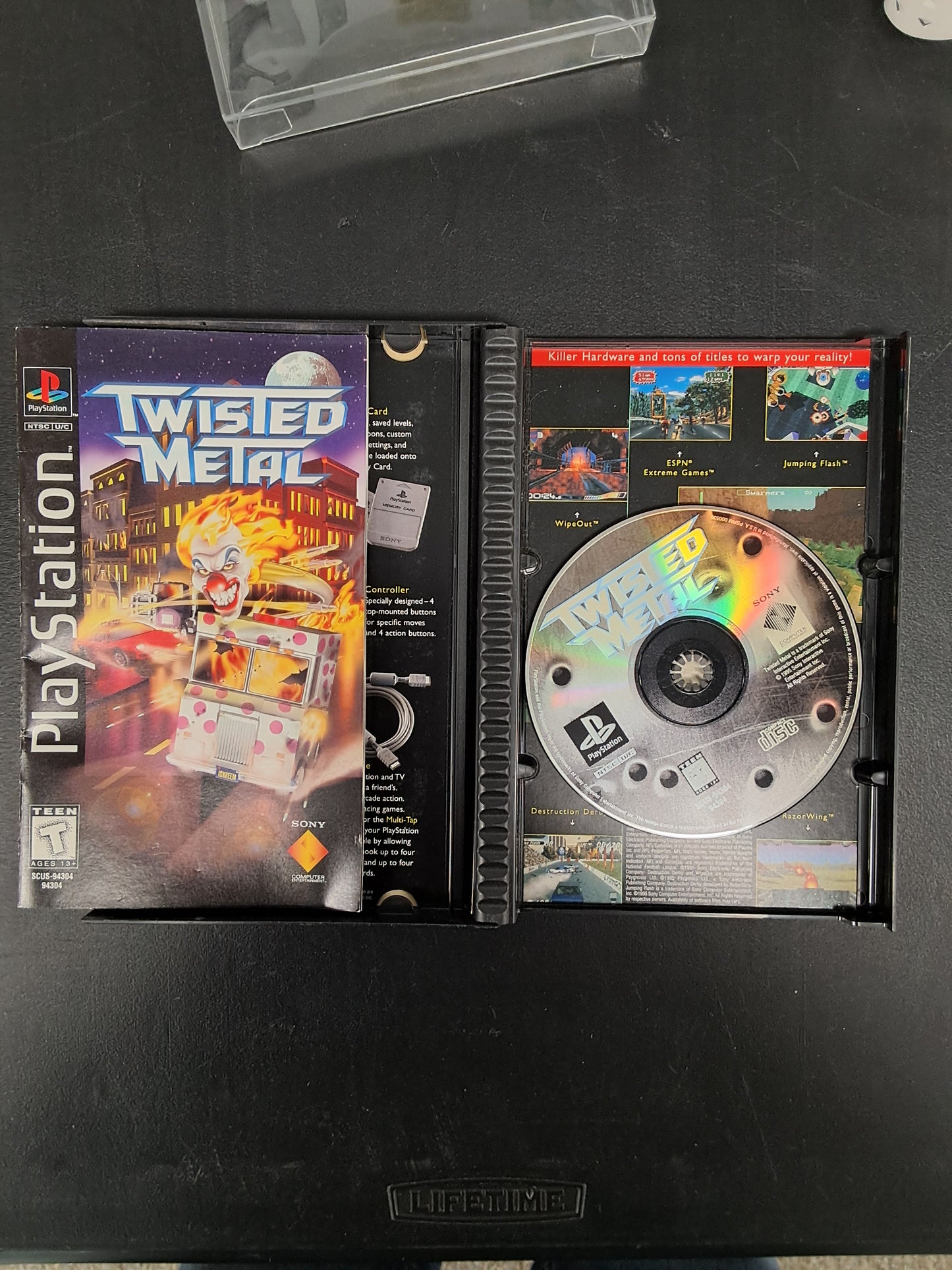 Twisted Metal PS1 Long Box