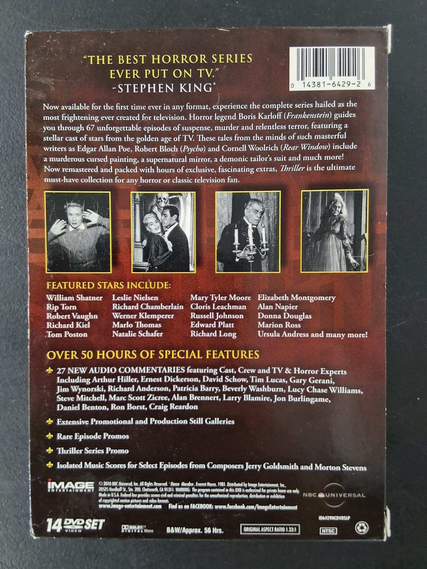 Thriller The Complete Collection Image Entertainment DVD