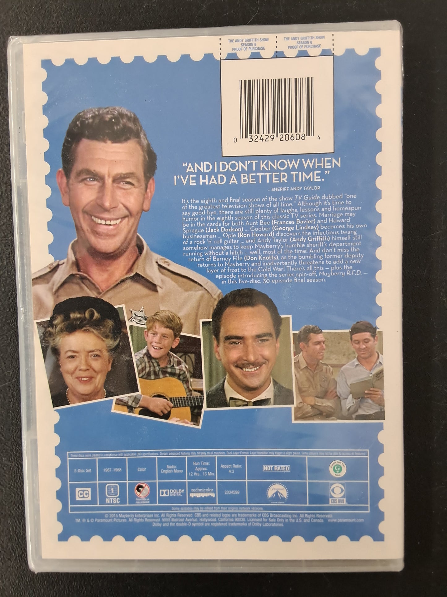 The Andy Griffith Show Season 8 CBS DVD DVD