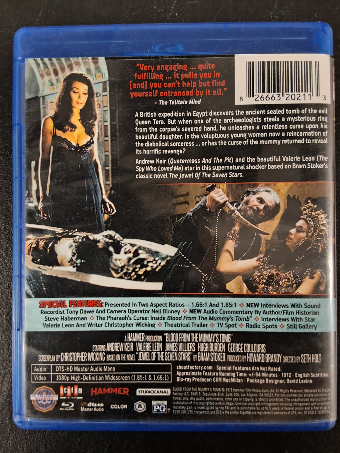 Blood From the Mummy's Tomb Blu Ray