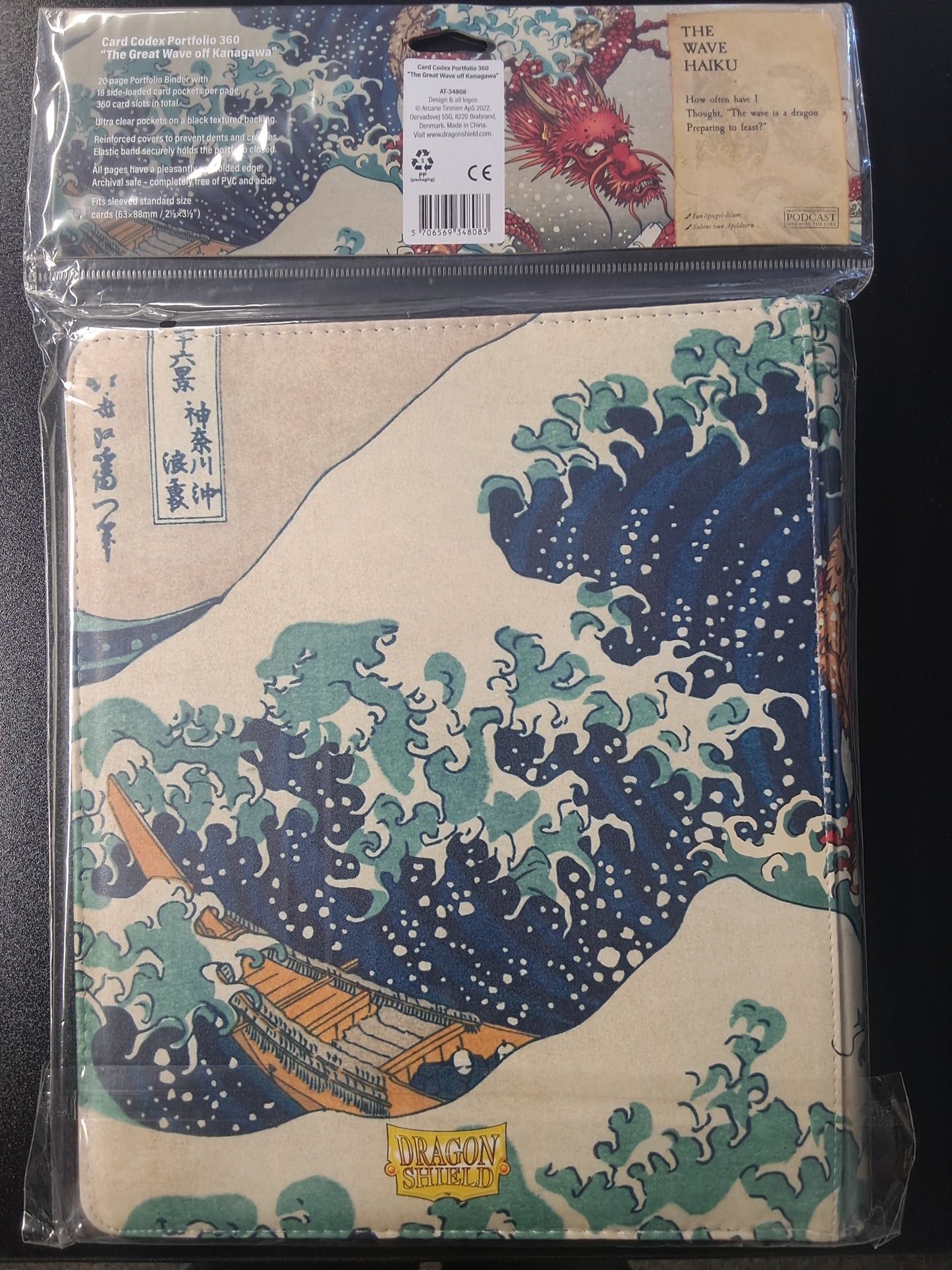 Card Codex 360 Binder "The Great Wave Off Kanagawa" by Dragon Shield