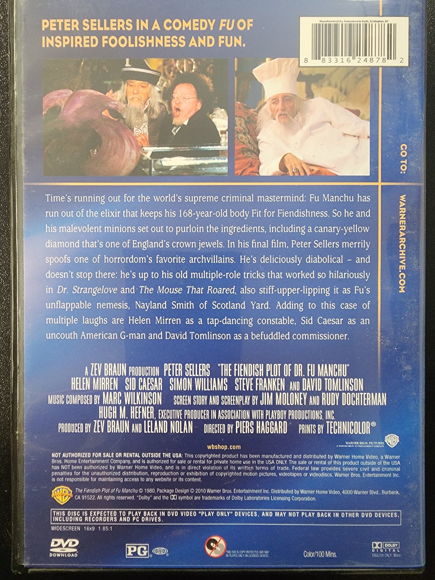 The Fiendish Plot of Dr. FuManchu DVD