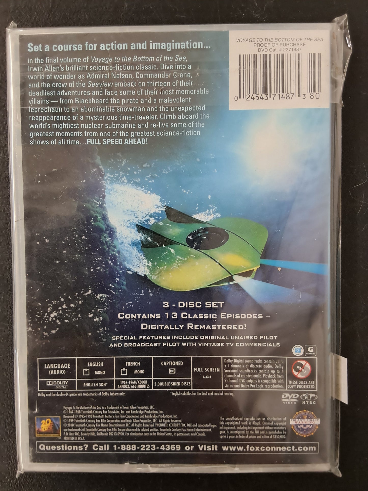 Vovage to the Bottom of the Sea Season 4 Volume 2 DVD