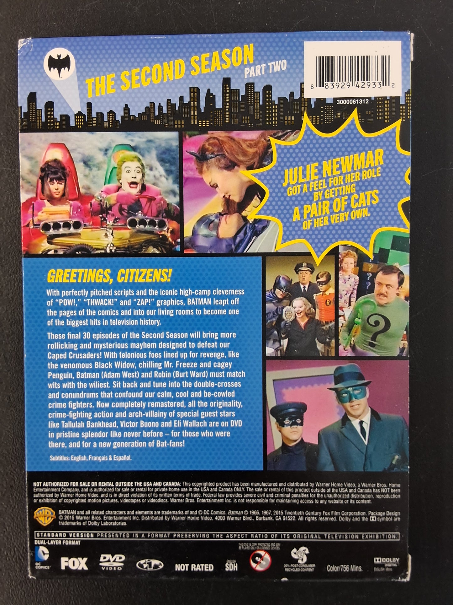 Batman The Television Series Season 2 Part 2 DVD