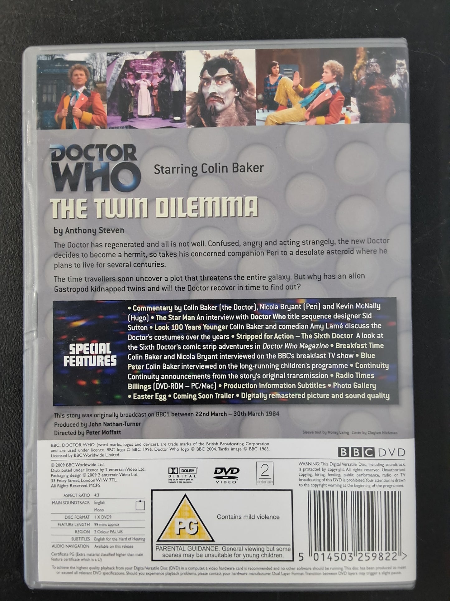 Doctor Who The Twin Dilemma DVD