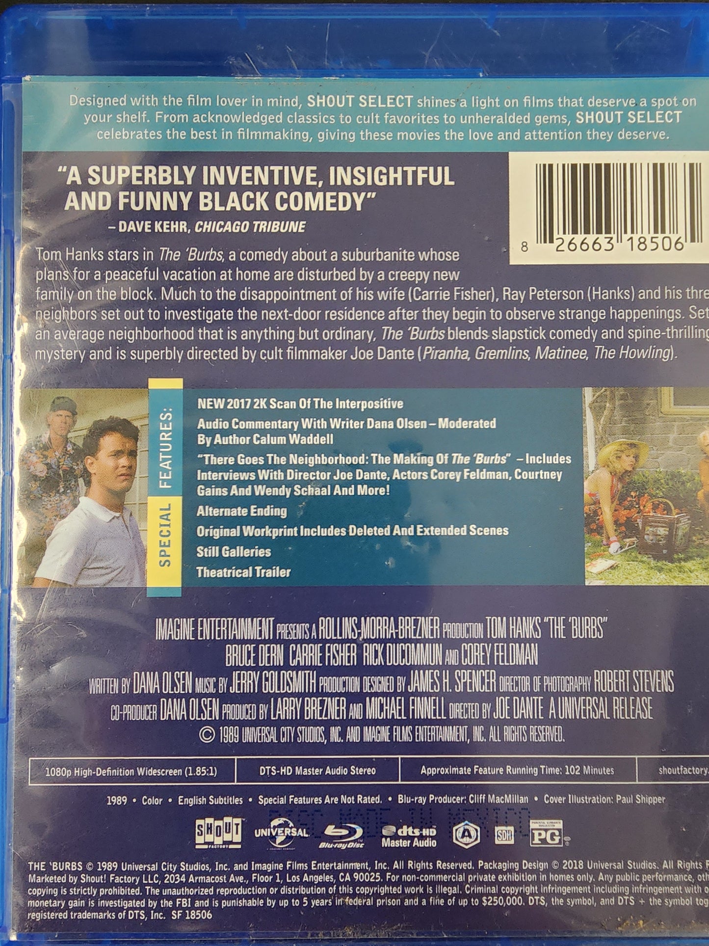 The 'Burbs Blu Ray