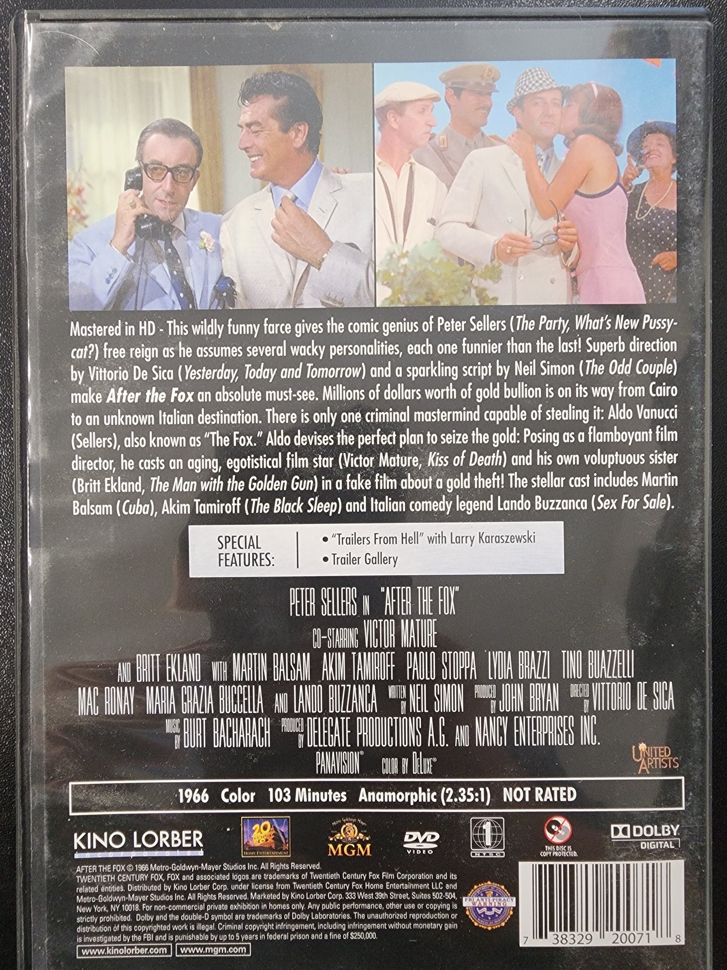 KL Studio Classics After The Fox DVD