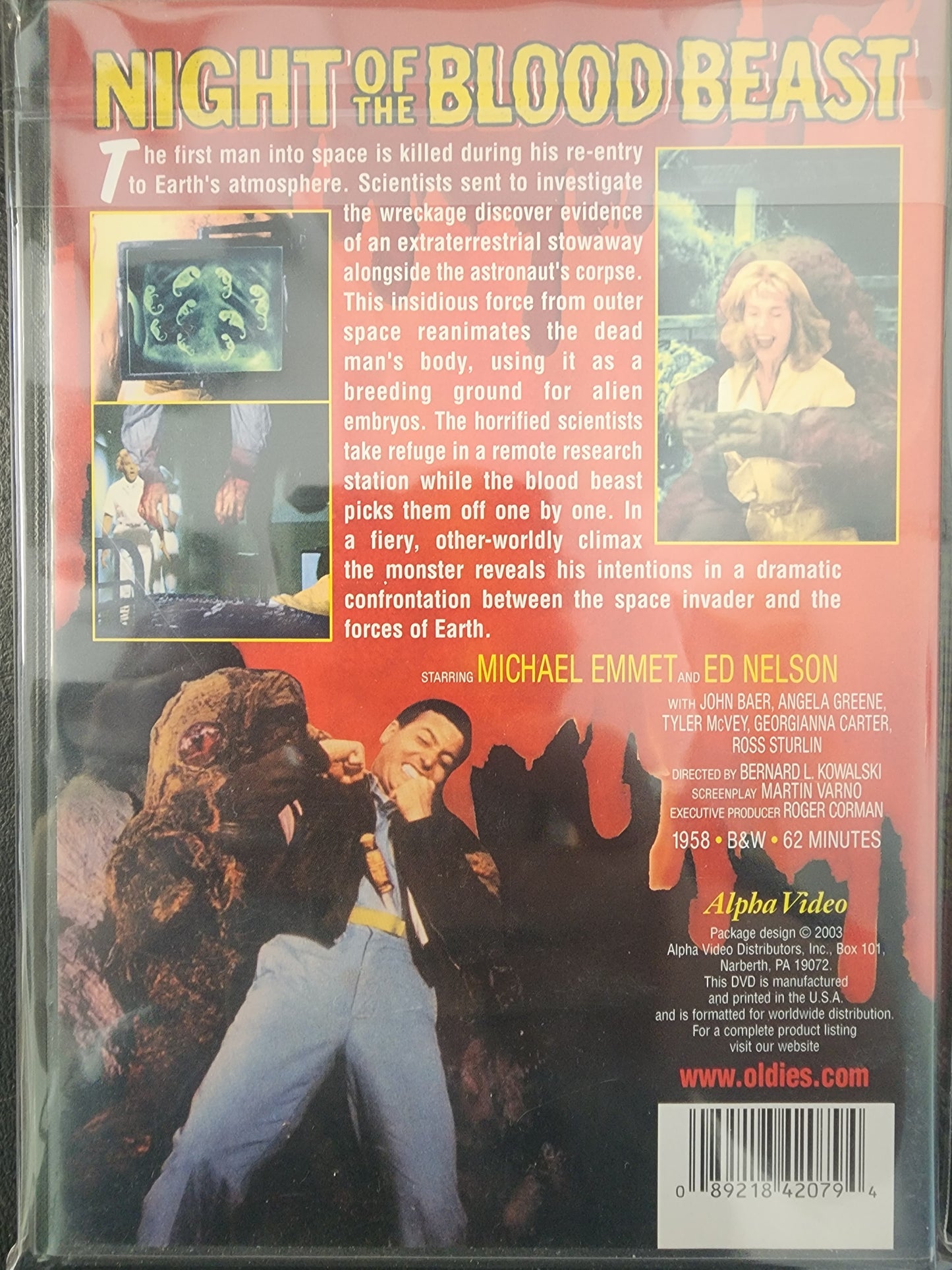 Night of the Blood Beast DVD