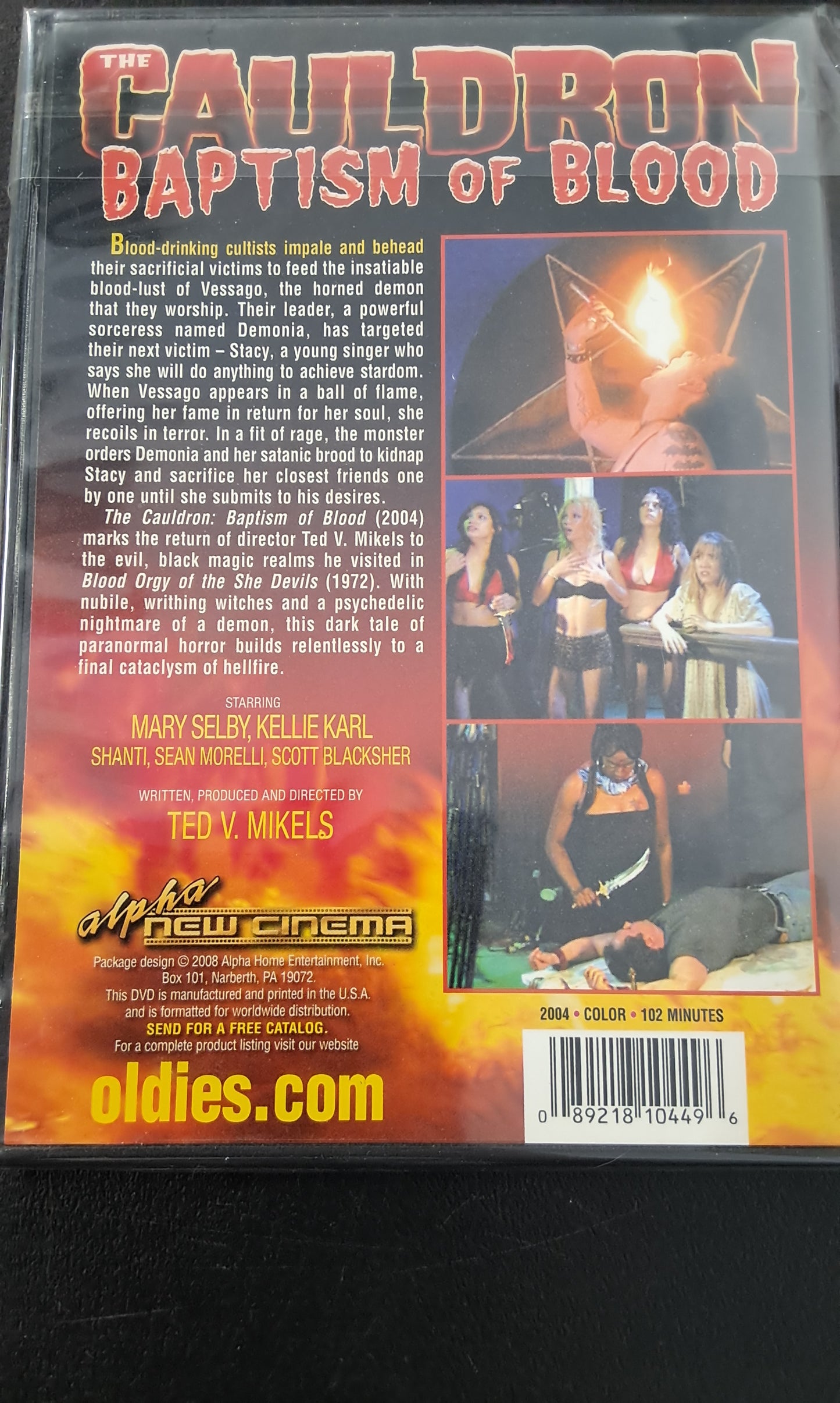The Cauldron Baptism of Blood DVD