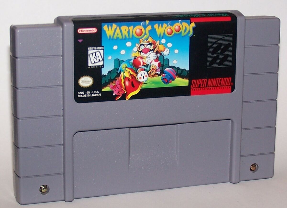 Warios Woods SNES