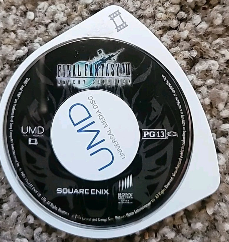 Final Fantasy Advent Children PSP Cartridge