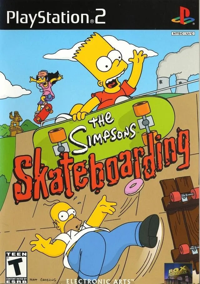 Simpsons Skateboarding PS2