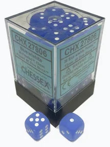 Chessex 12mm Frosted 36 Count D6 Block Pick Your Color