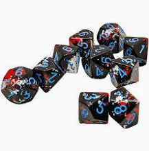 Chessex Set of d10 Dice Pick your Color