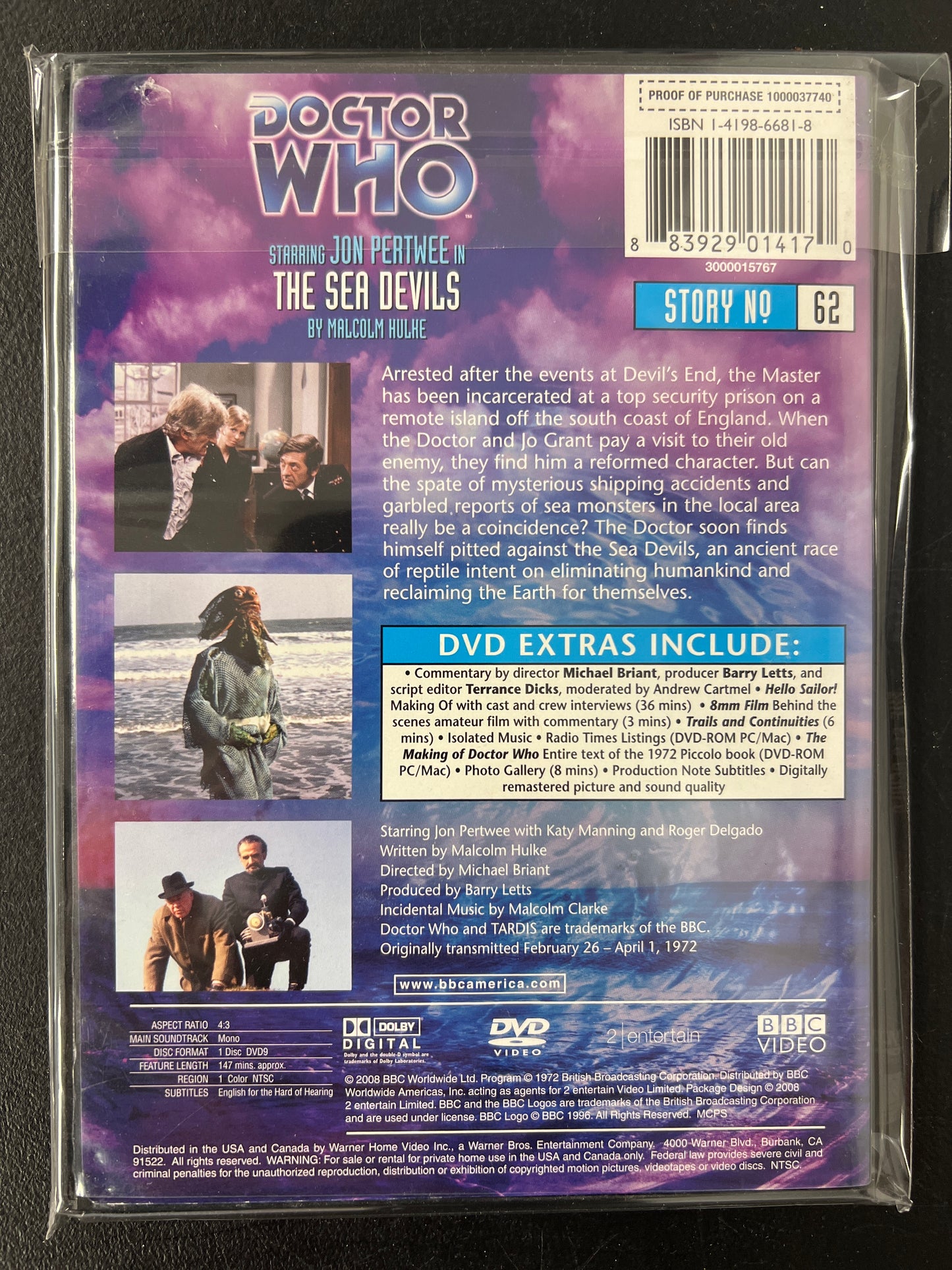 Doctor Who The Sea Devils DVD