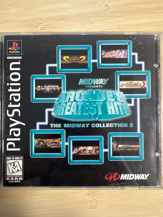 Arcade's Greatest Hit's The Midway Collection 2  PS1