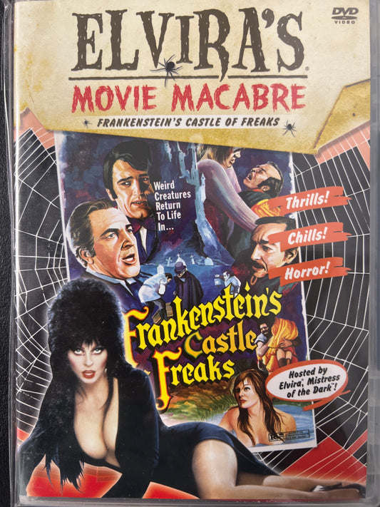 Elvira's Movie Macabre Frankenstein's Castle of Freaks DVD