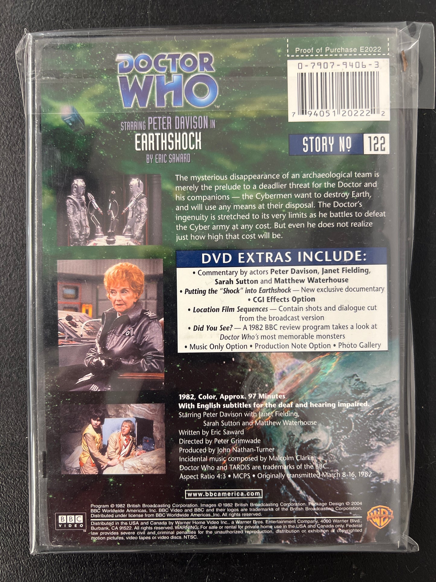 Doctor Who Earthshock DVD