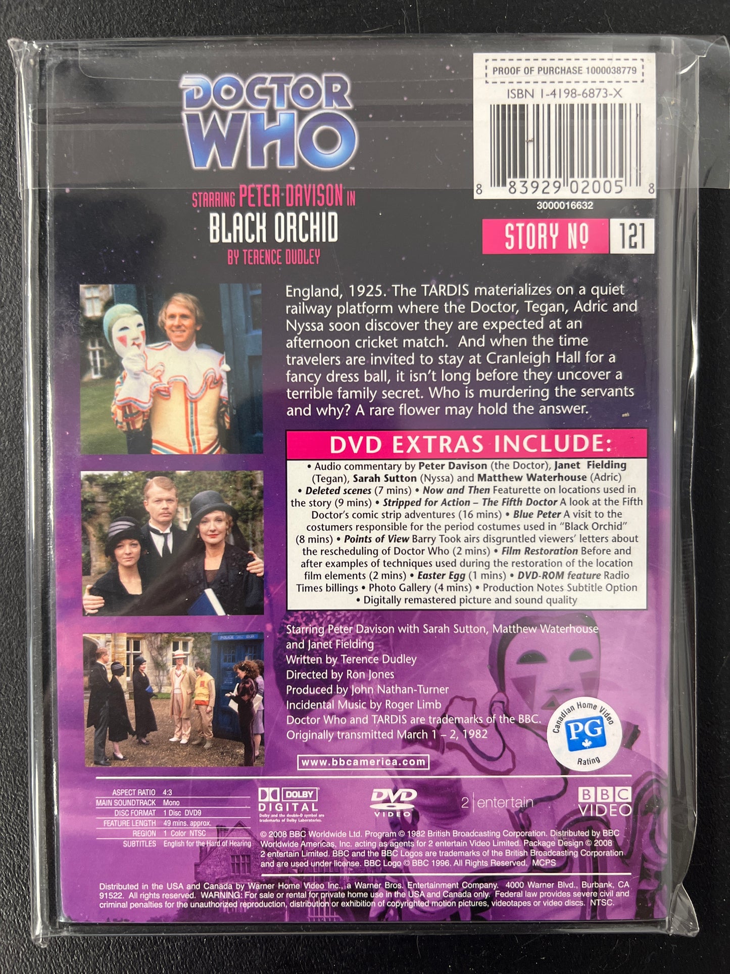 Doctor Who Black Orchid DVD