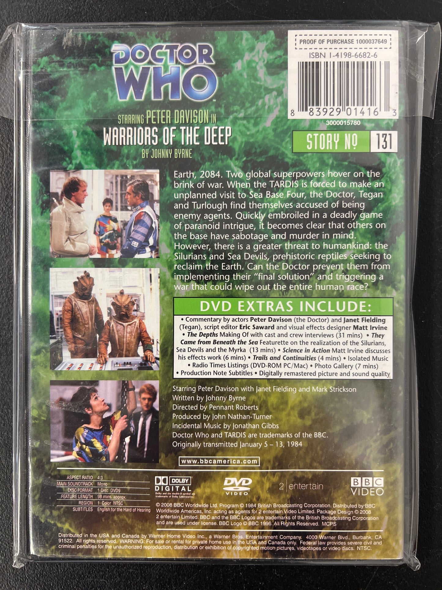 Doctor Who Warriors of the Deep DVD