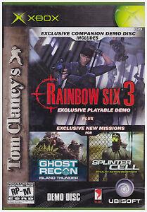 Rainbow Six 3 Exclusive Companion Demo OXB