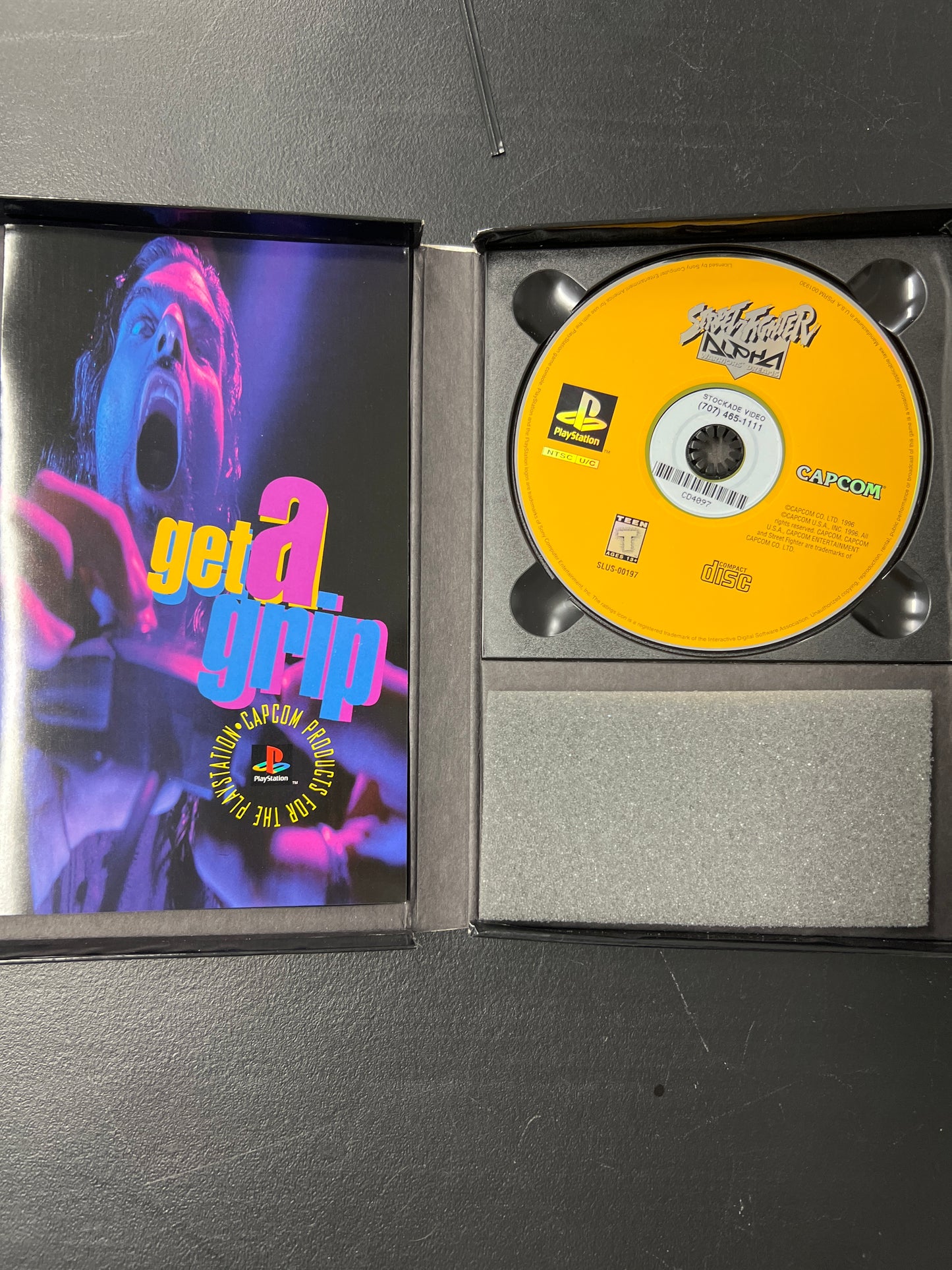 Street Fighter Alpha Warriors Dreams PS1 Long Box