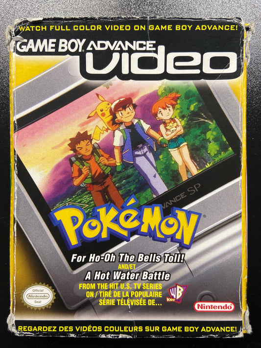 Gameboy Advance Video Pokemon For Ho-Oh The Bells Toll! and A Hot Water Bath In Box GBA