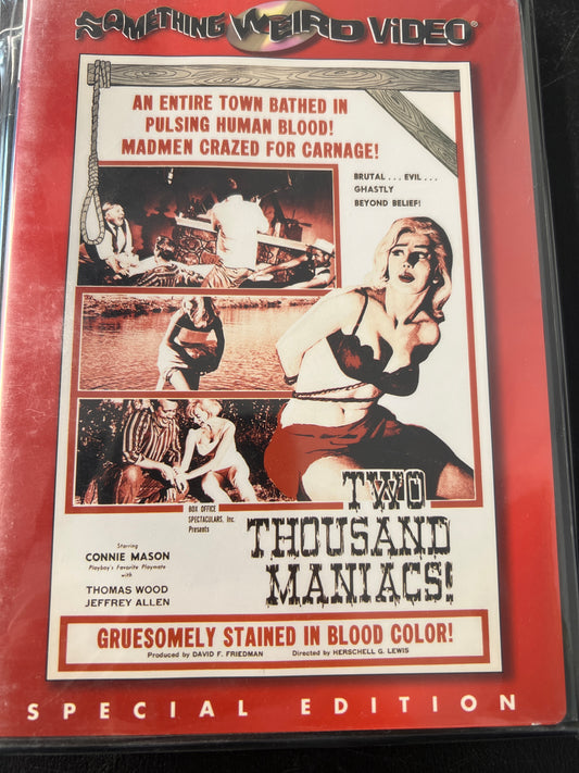 Two Thousand Maniancs! DVD