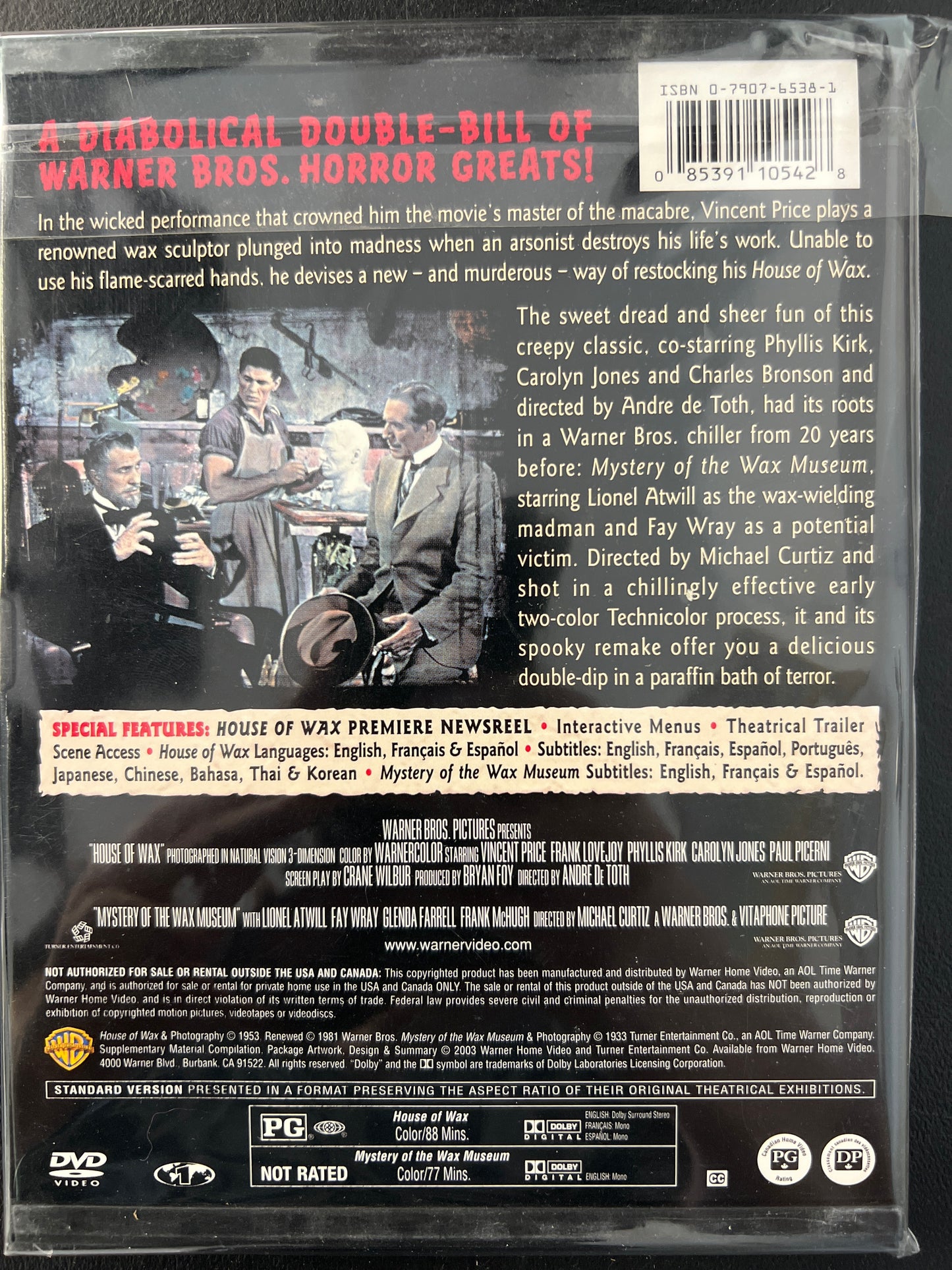 House of Wax DVD