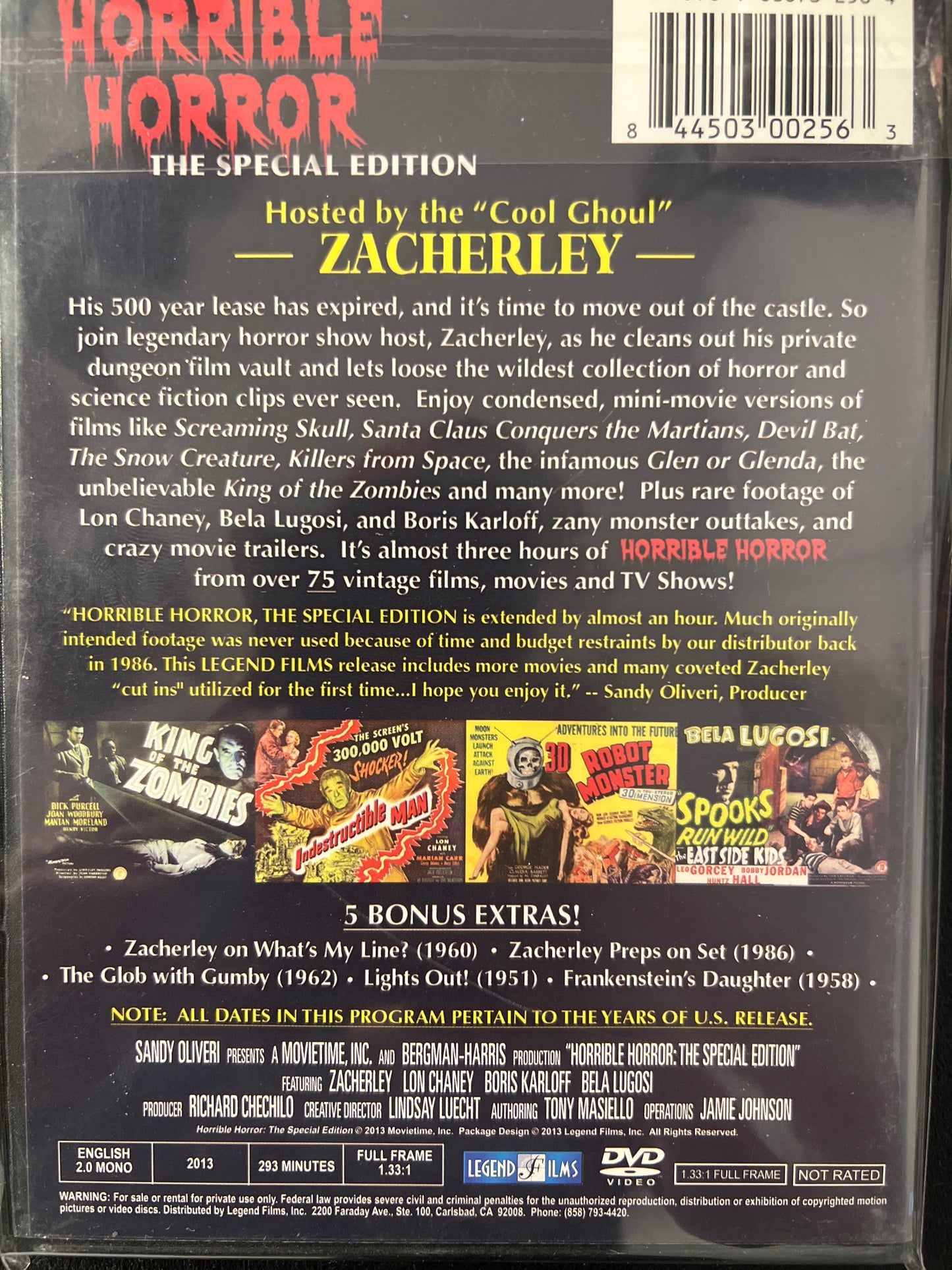 Horrible Horror The Special Edition DVD