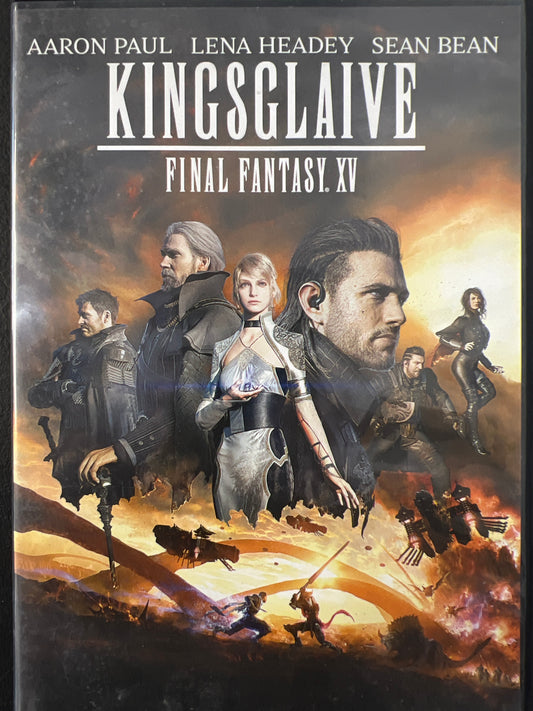 Kingsglaive Final Fantasy XV DVD