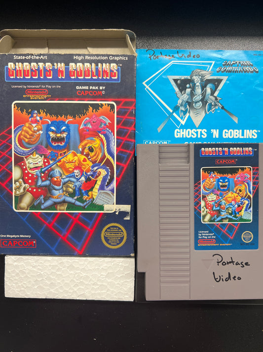 Ghosts ‘n Goblins NES in Box