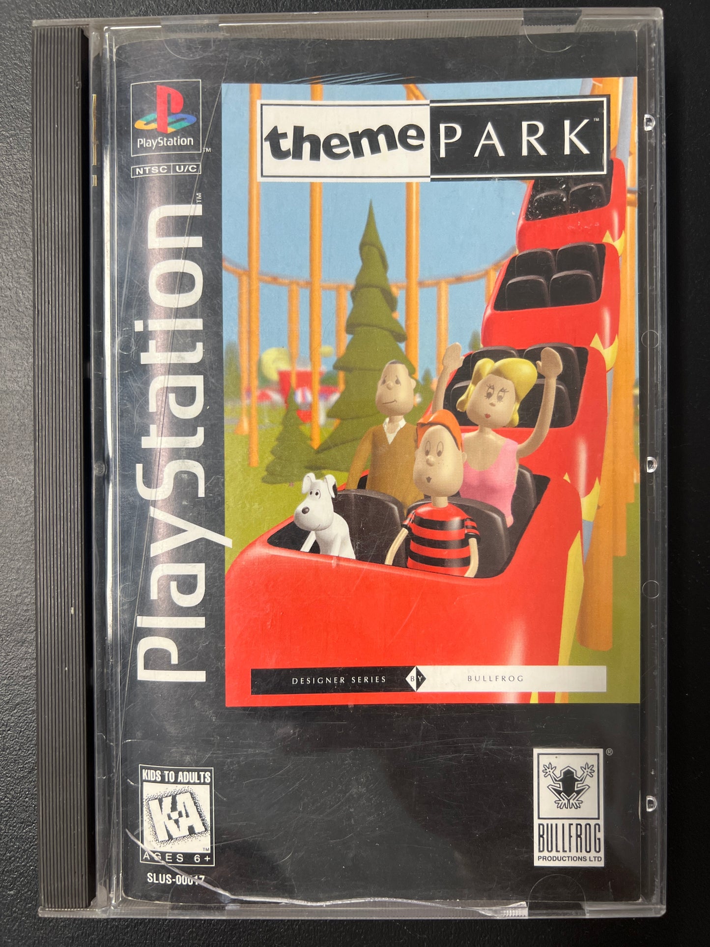 Theme Park PS1 Long Box
