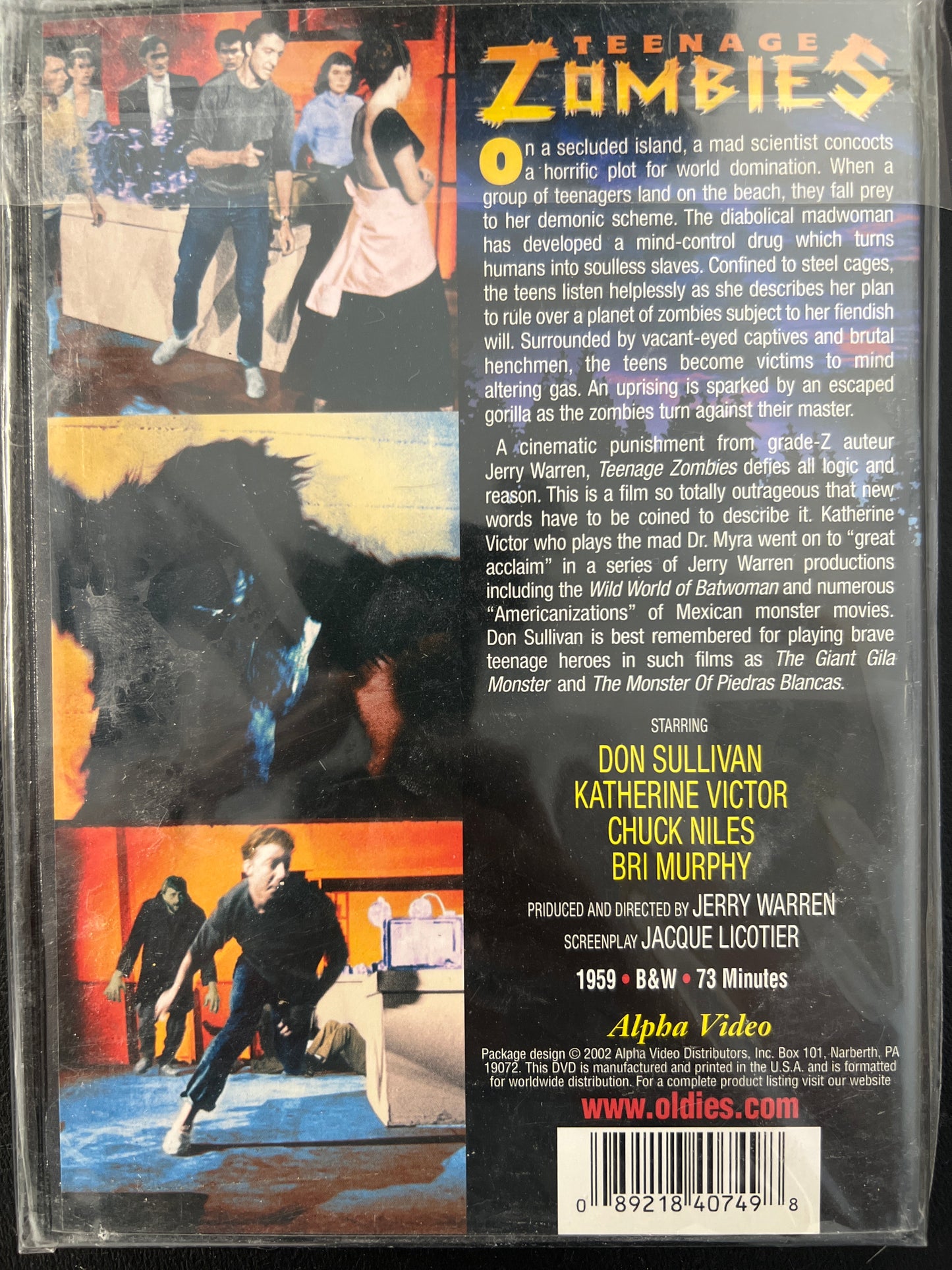 Teenage Zombies DVD