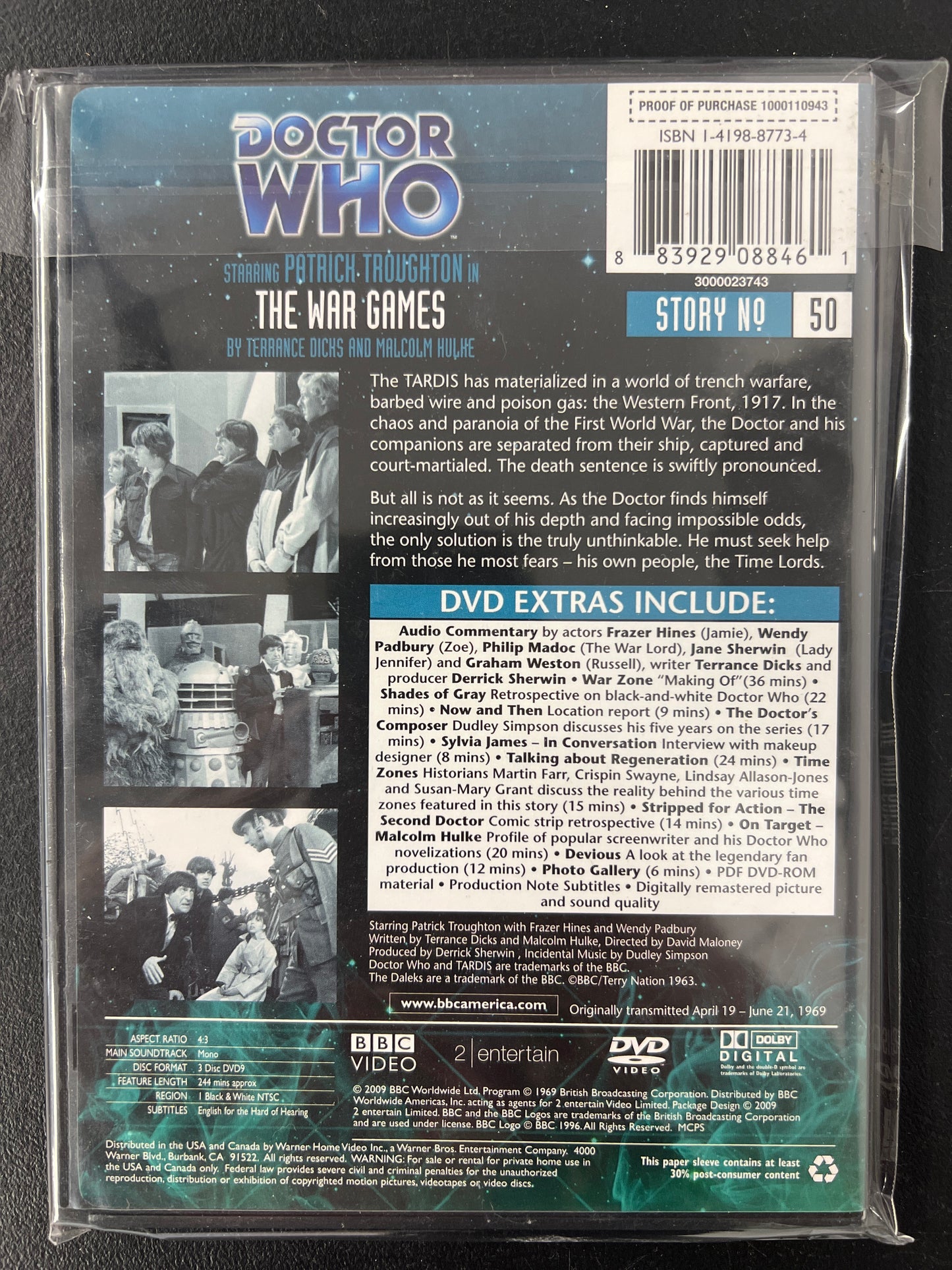 Doctor Who The War Games DVD