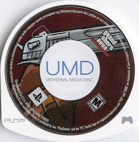 Grand Theft Auto Liberty City Stories Disc Only