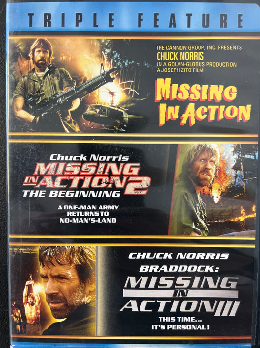 Missing In Action Triple Feature  DVD