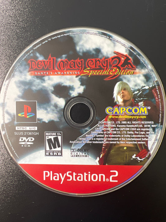 Devil May Cry 3 Dante’s Awakening Special Edition PS2