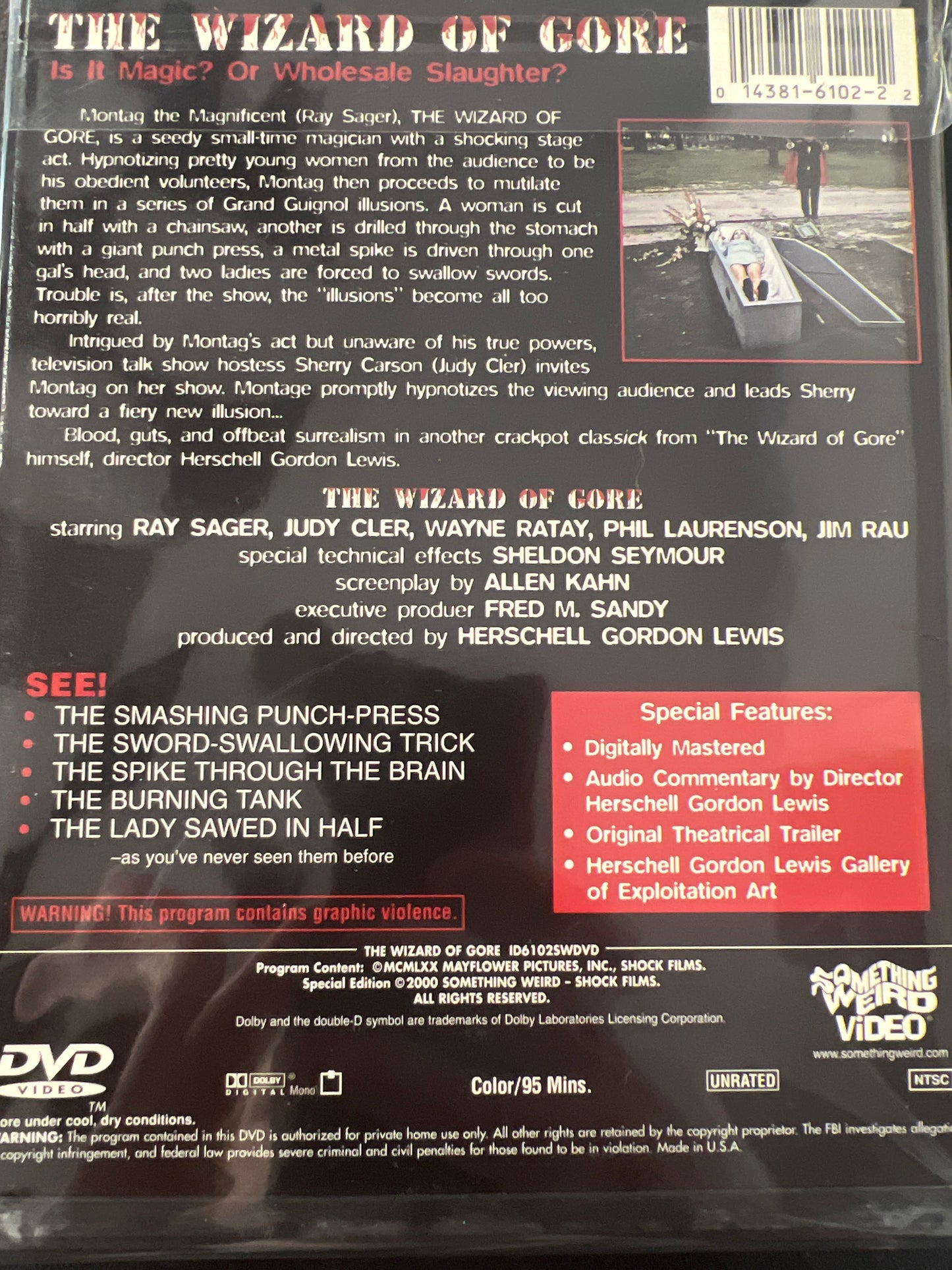 The Wizard of Gore DVD