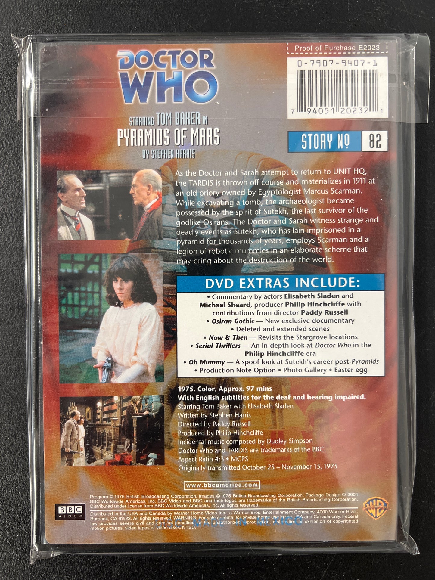 Doctor Who Pyramids of Mars DVD
