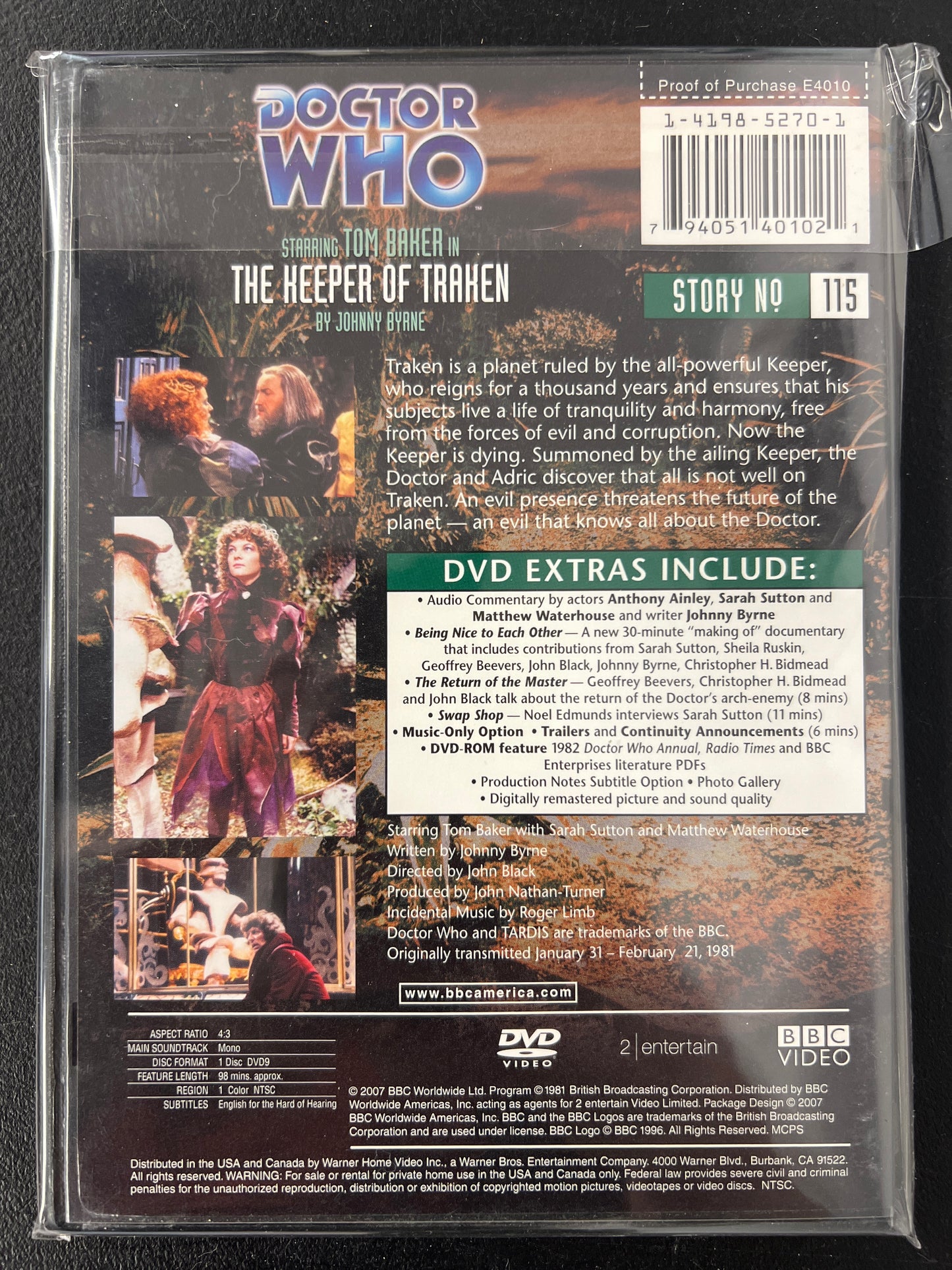 Doctor Who The Keeper of Traken DVD