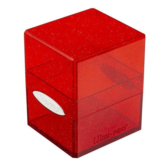 Satin Cube - Glitter Red - Ultra Pro Deck Box