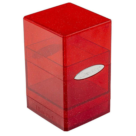 Satin Tower - Glitter Red - Ultra Pro Deck Box