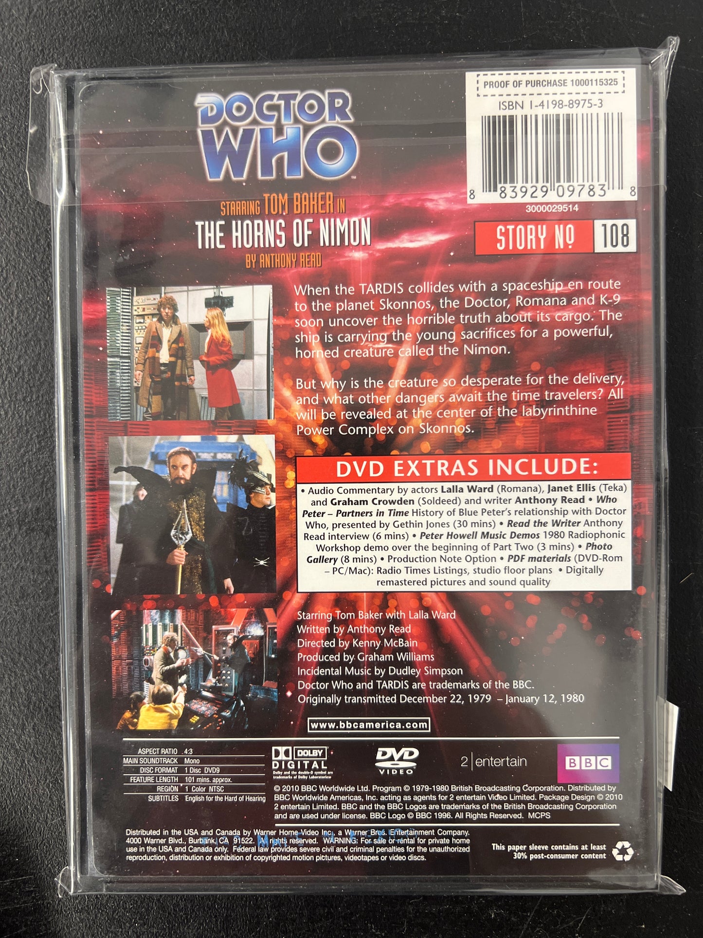 Doctor Who The Horns Of Nimon DVD