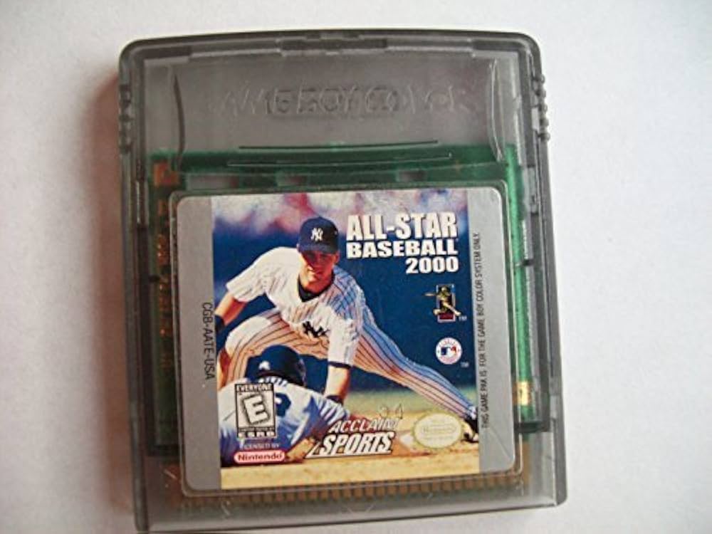All Star Baseball 2000 Gameboy Color Cartridge