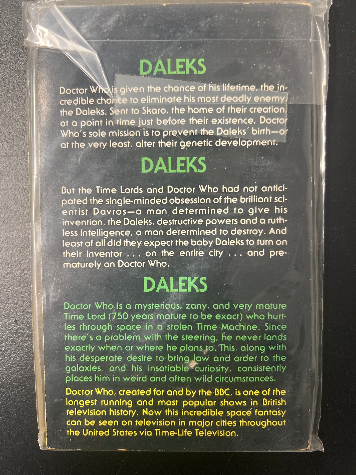 Doctor Who and the Genesis of the Daleks